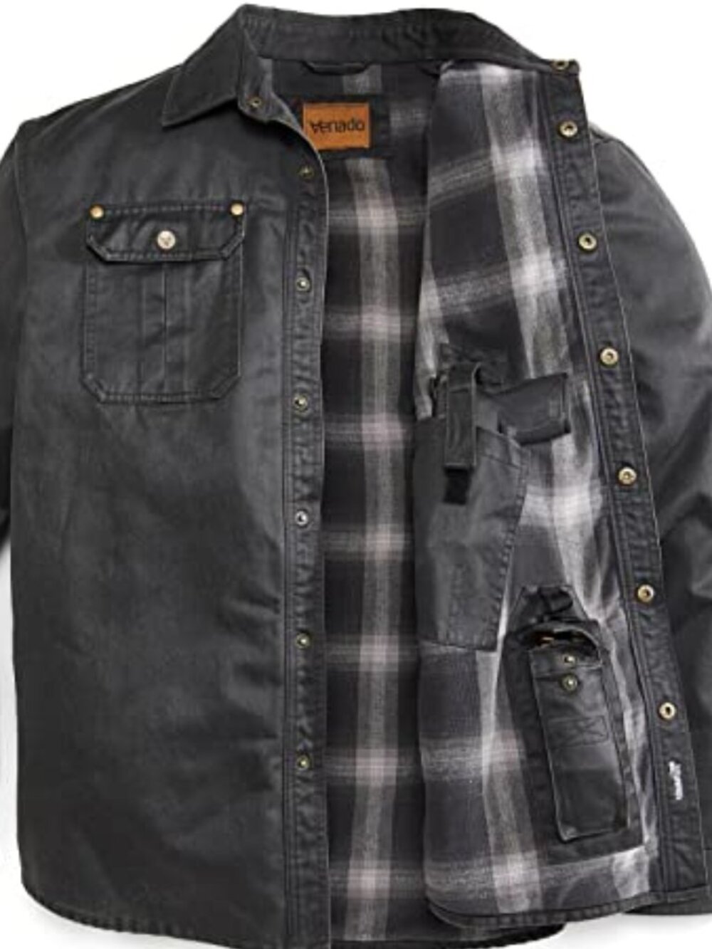 Bountyman Concealed Carry Shirt Jacket - Black | Medium